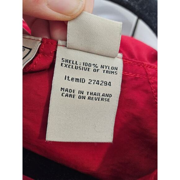 LL Bean Vintage Jacket Mens XS Red Anorak Pullover Kangaroo Pouch Outdoor - Picture 4 of 7